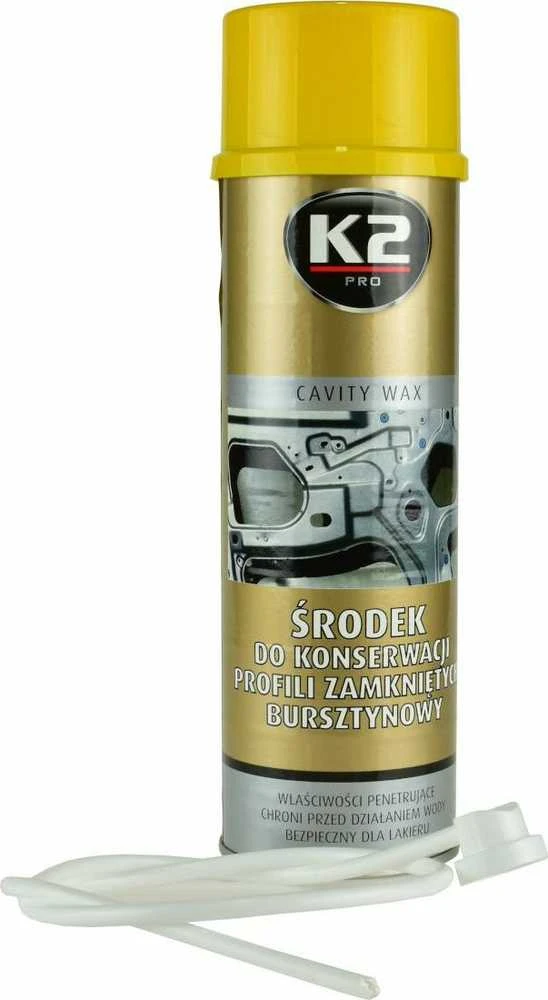 K2 Cavity Wax sandarinimo aerozolis su žarnele