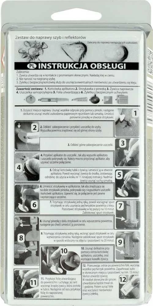 Stiklo įtrūkimų šalinimo rinkinys K2 Glass Doctor