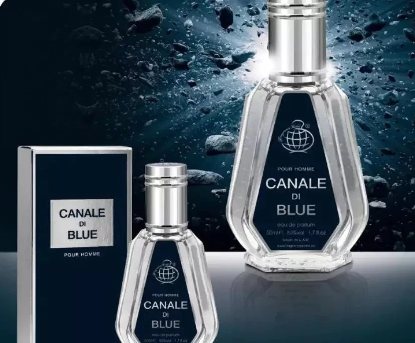 Fragrance World Canale Di Mėlyna EDP parfumuotas vanduo vyrams, 100 ml