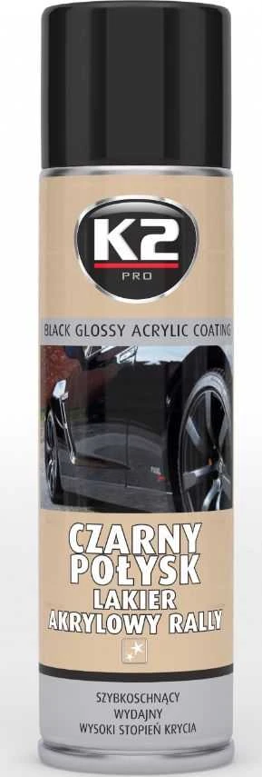 Akriliniai blizgūs dažai transporto priemonėi K2 L341, 500 ml