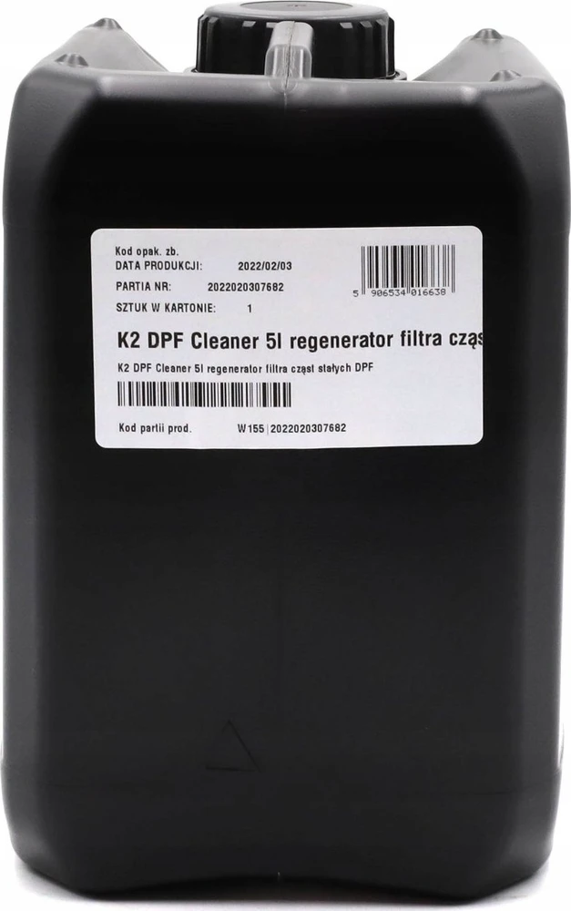 Melle K2 SKYSČIAI DPF/FAP FILTRŲ VALYMUI IR REGENERACIJAI CLEANER 5L