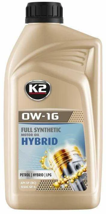 K2 0W16 hibridinių variklių tepalas, 1L pakuotė