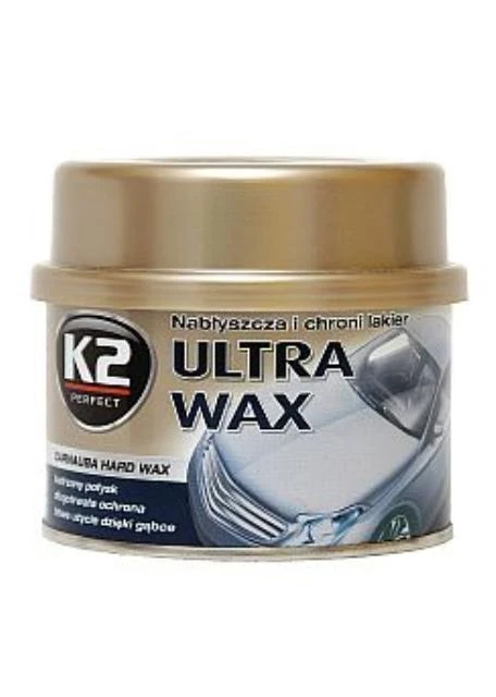 K2 Vaškas"ULTRA WAX"su kempine 250g.