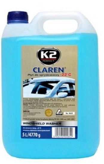 Žieminis langų skystis K2 CLAREN, 5L