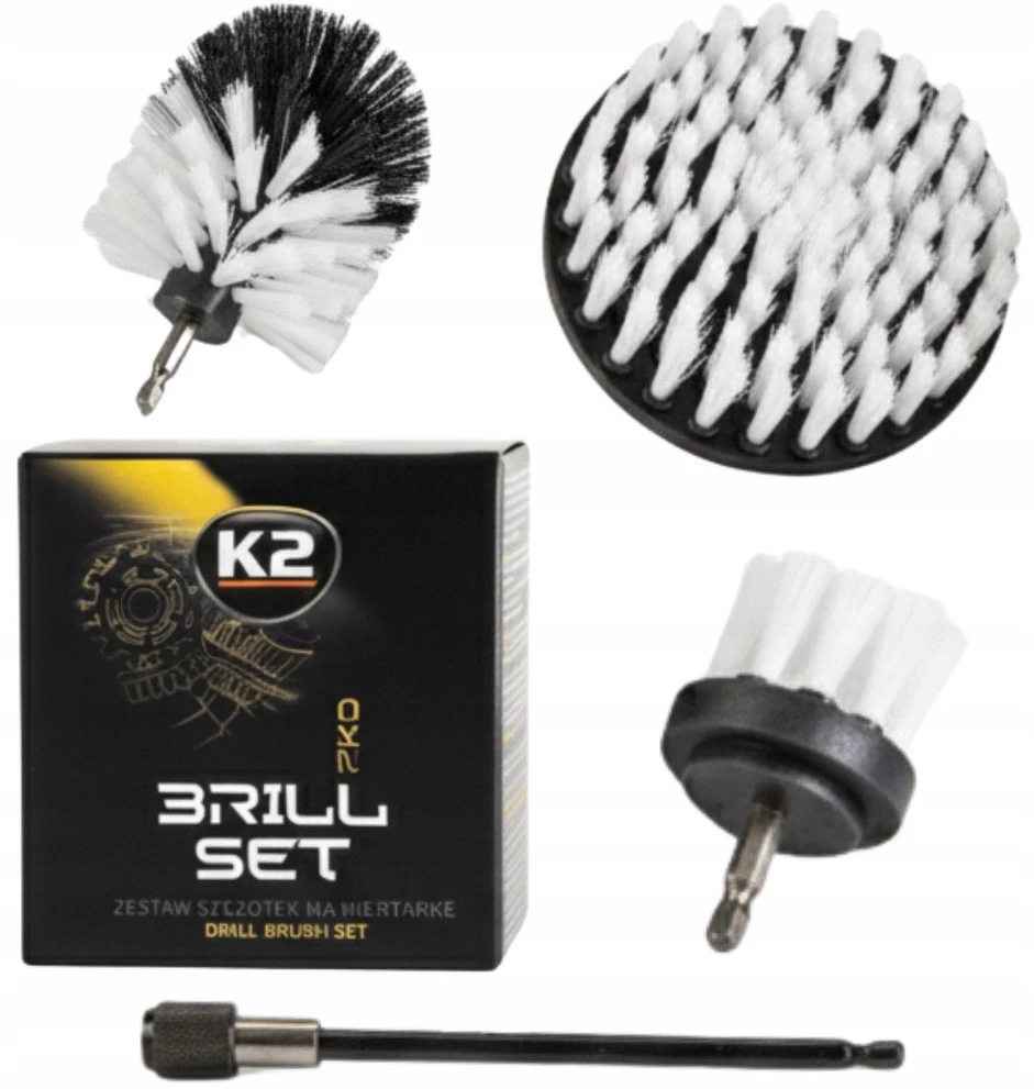 Melle K2 ŠEPEČIŲ RINKINYS SUKTUVUI BRILL SET PRO 3vnt
