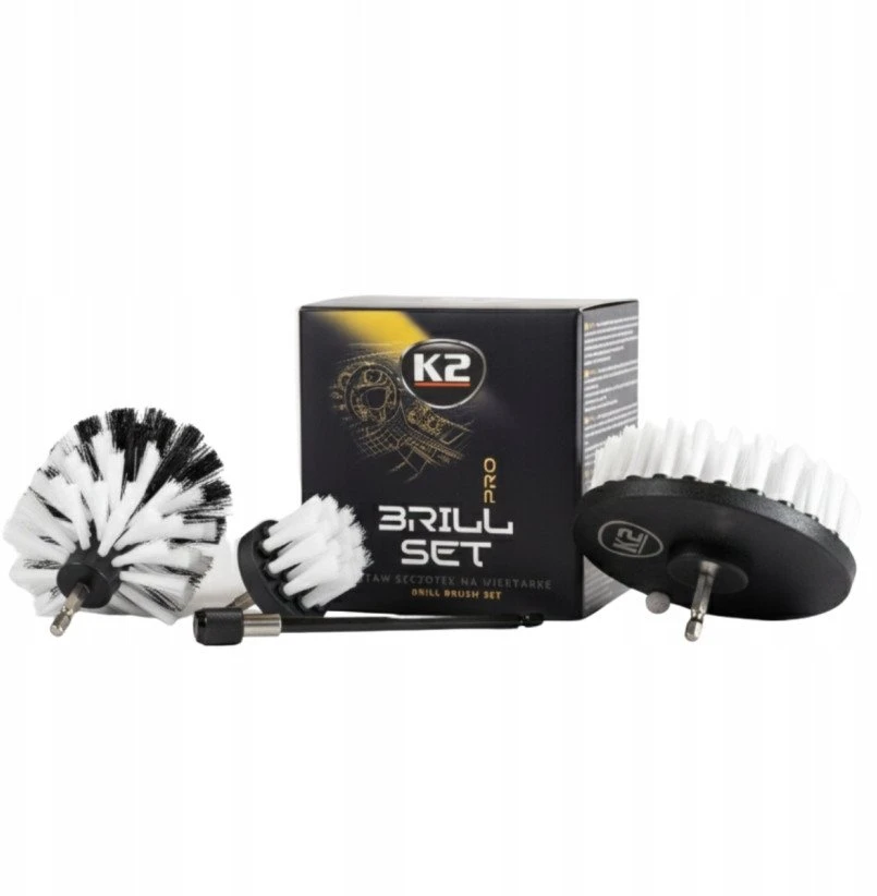 Melle K2 ŠEPEČIŲ RINKINYS SUKTUVUI BRILL SET PRO 3vnt