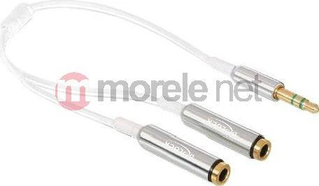 Delock 3.5 mm garso skirstytuvas, 2x moteriška į 1x vyrišką