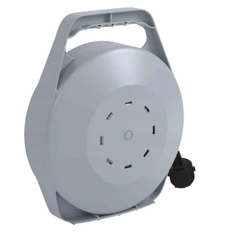 Emos Būgninis ilgintuvas Emos P19410N 10m 4 lizdai PVC 230V 10A 1mm2 IP20 raudona/juoda