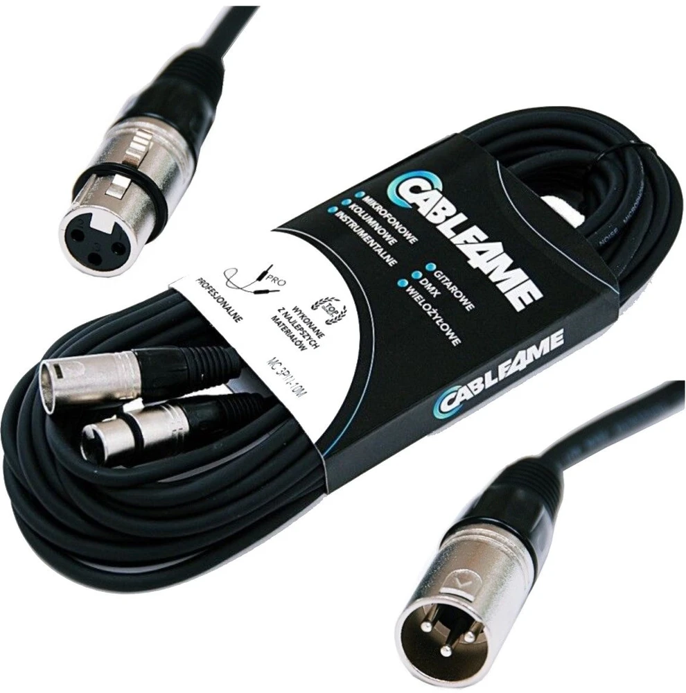 Accu Cable CABLE4ME XLR/XLR signalo mikrofono laidas 10m