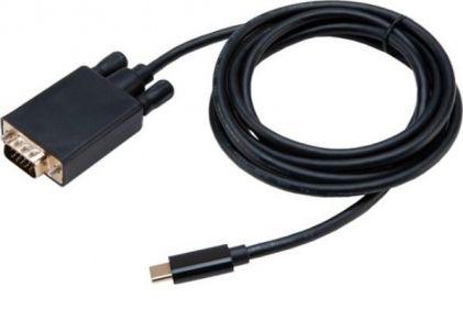 Akasa USB-C – D-Sub (VGA) USB laidas 1,8 m juodas (AK-CBCA17-18BK)
