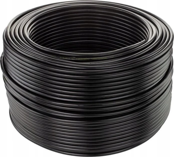 RG6 75 omų gelis Trishield išorinis koncentrinis koncentrinis laidas, 1.02/4.55/6.86 PE Fca 500m ALANTEC