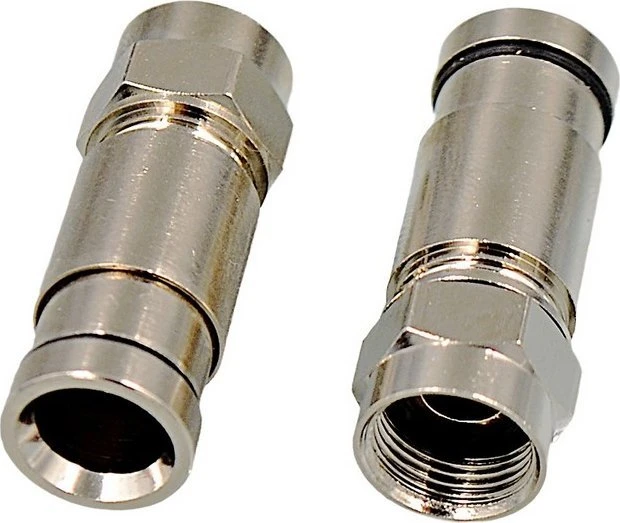 F-jungties suspaudimas RG6, vidinis rankovės skersmuo 4,80 mm (±0,1) ALANTEC