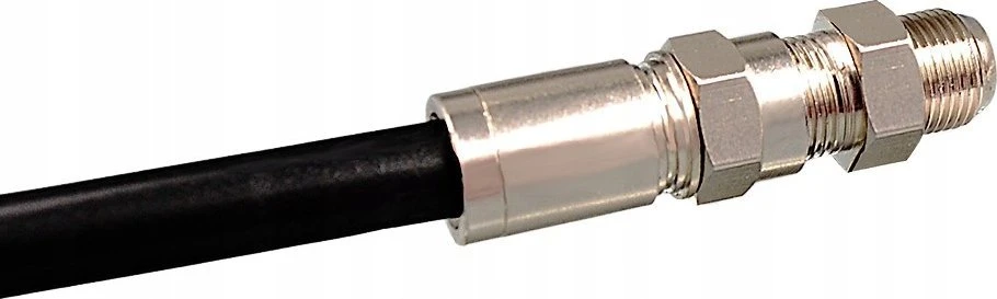 F-jungties suspaudimas RG6, vidinis rankovės skersmuo 4,80 mm (±0,1) ALANTEC