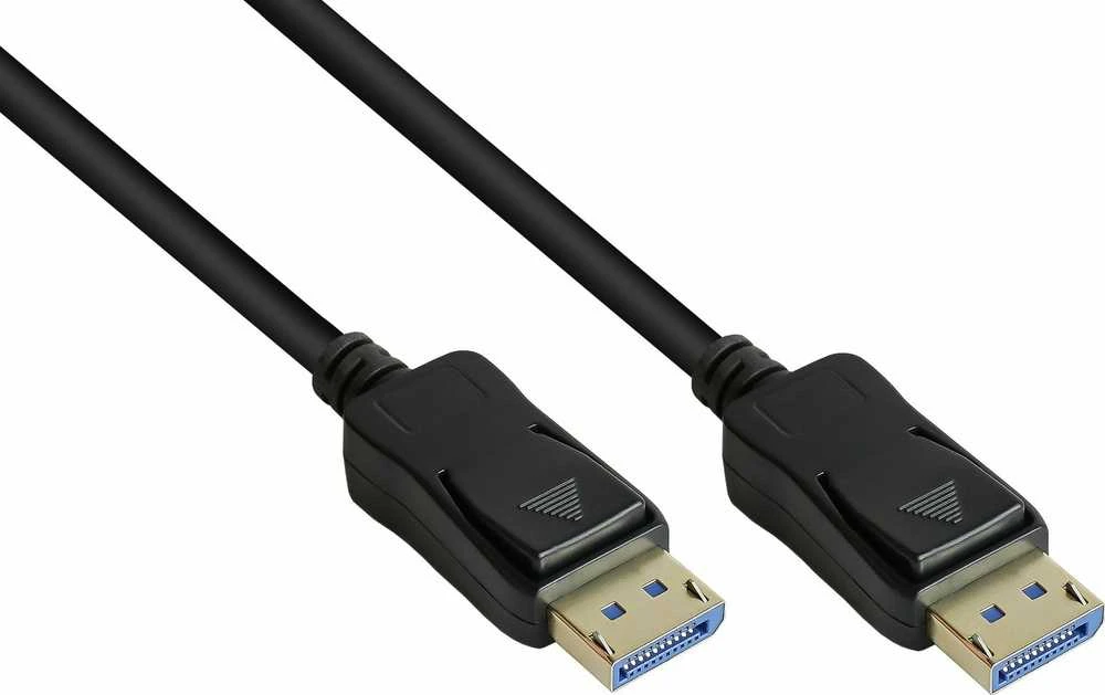 DisplayPort kabelis su fiksavimo mechanizmu