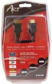 ART AL-10 HDMI kabelis 1.5m pakuotėje