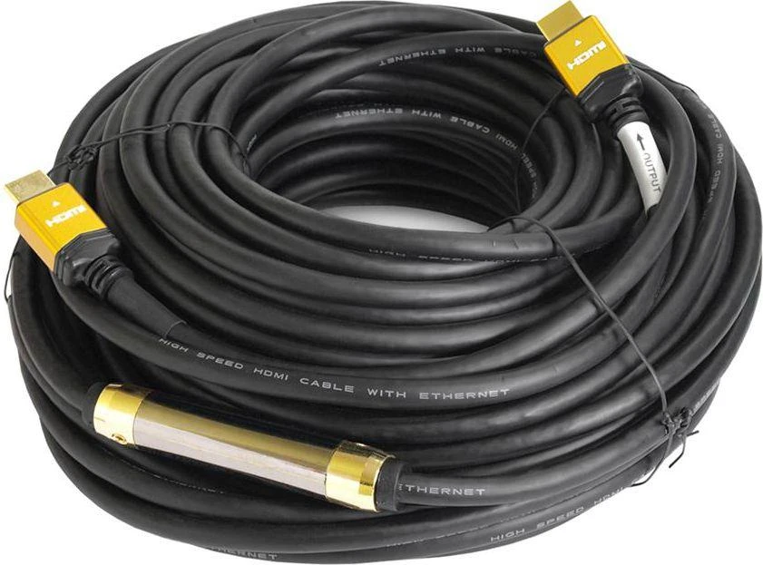 30 metrų HDMI kabelis su stiprintuvu