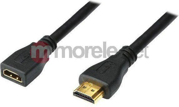Assmann Electronic Assmann elektroninis DIGITUS HDMI prailginimo kabelis 4K/Ultra HD ir 3D + Ethernet jungtis 5 m