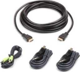 Kabelis Aten KVM HDMI USB 2.0 A Jack 3.5 mm (2L-7D03UHX4)