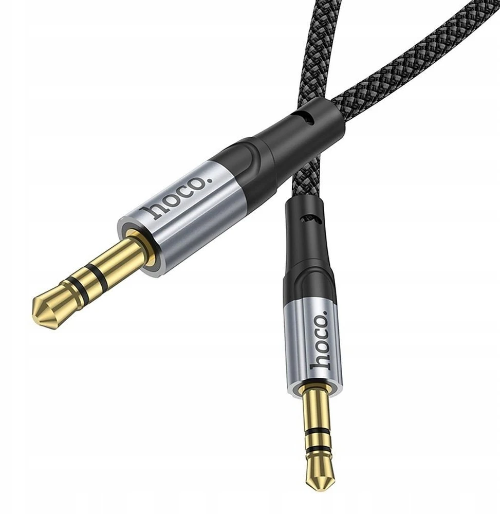 Kabelis AUX lizdas 3,5 mm į 3,5 mm lizdą Hoco 1 m UPA26 juodas
