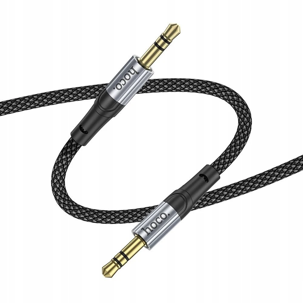 Kabelis AUX lizdas 3,5 mm į 3,5 mm lizdą Hoco 1 m UPA26 juodas