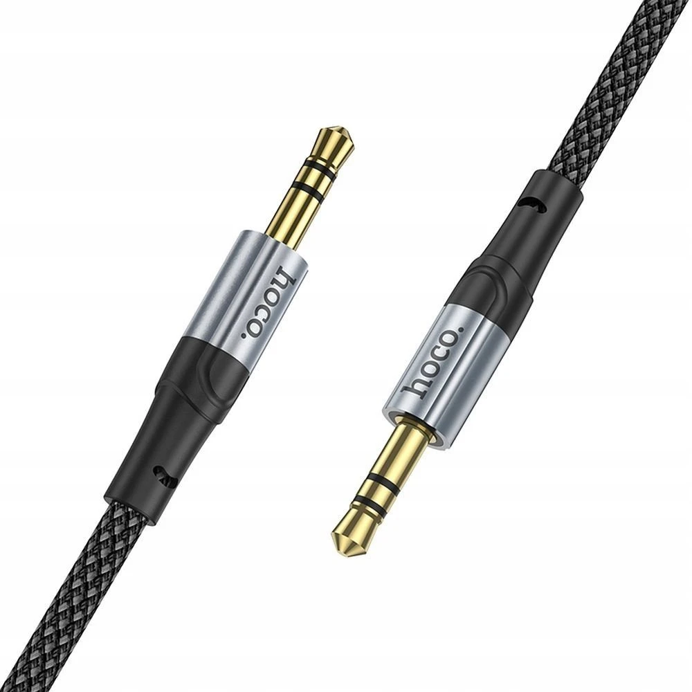 Kabelis AUX lizdas 3,5 mm į 3,5 mm lizdą Hoco 1 m UPA26 juodas