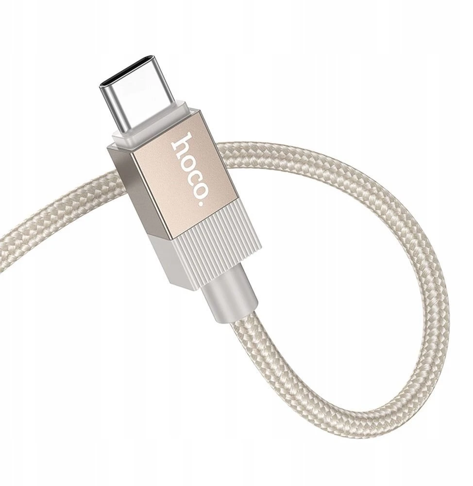 Kabelis AUX Jack 3,5 mm (kištukas) į USB C (kištukas) Hoco 1 m UPA32B auksinis