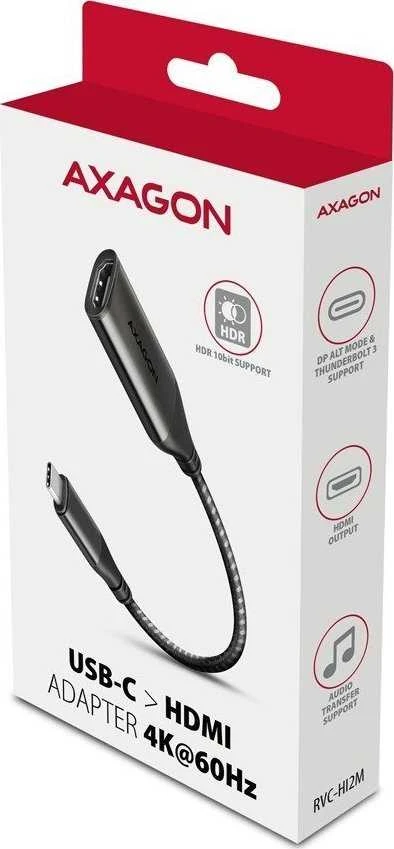 AXAGON | Aktyvus keitiklis | USB-C į HDMI | 0,25 m