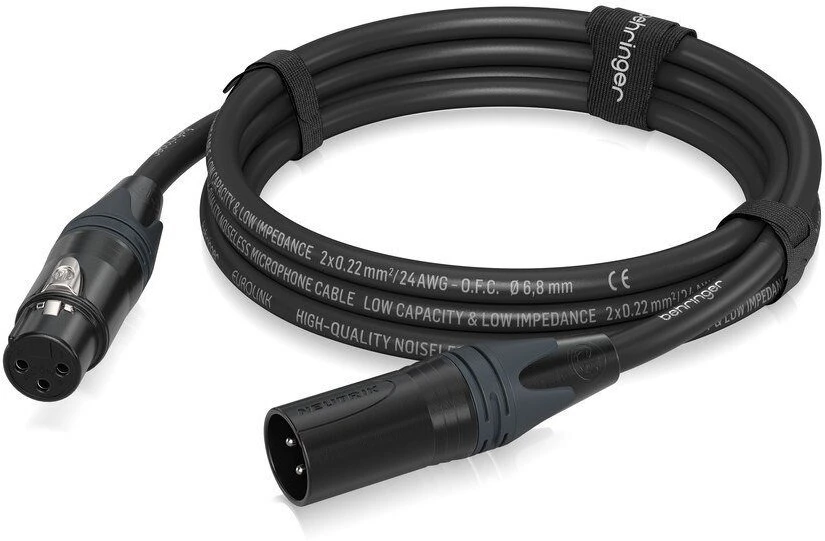 Kabelis Behringer Mikrofonowy PMC-300CM XLR F - XLR M 3m (0009-AAQ86-000)