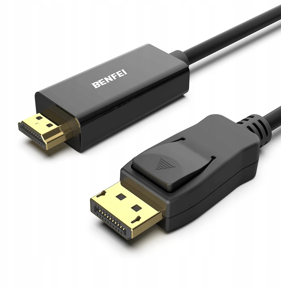 BENFEI laidas 4K DisplayPort į HDMI vienkryptis 1.8 m juodas