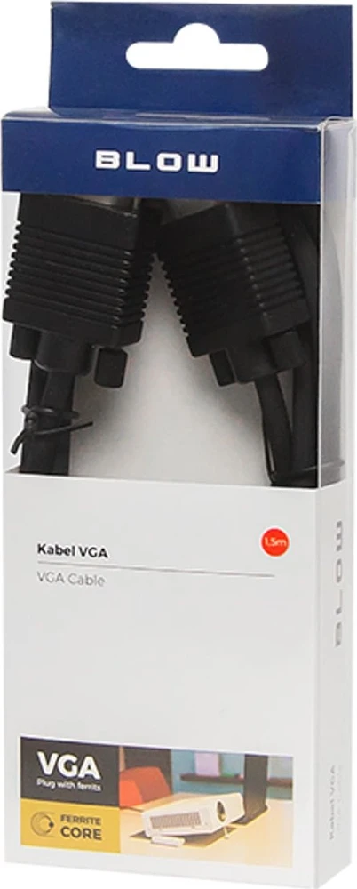 Blow VGA kabelis 1.5m originalioje pakuotėje