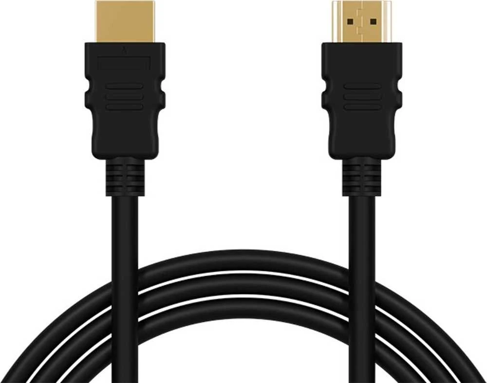 HDMI laidas su aukso spalvos jungtimis
