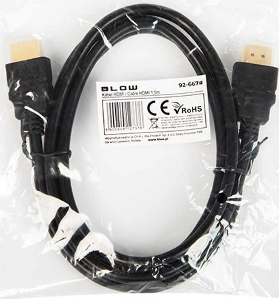 Blow HDMI kabelis originalioje pakuotėje