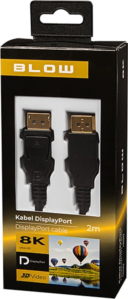 Blow DisplayPort laidas 2m pakuotėje