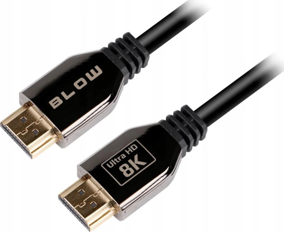 Blow HDMI 8K laido antgaliai su auksinėmis jungtimis