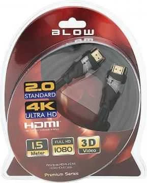 Blow HDMI laidas Premium 4K pakuotėje