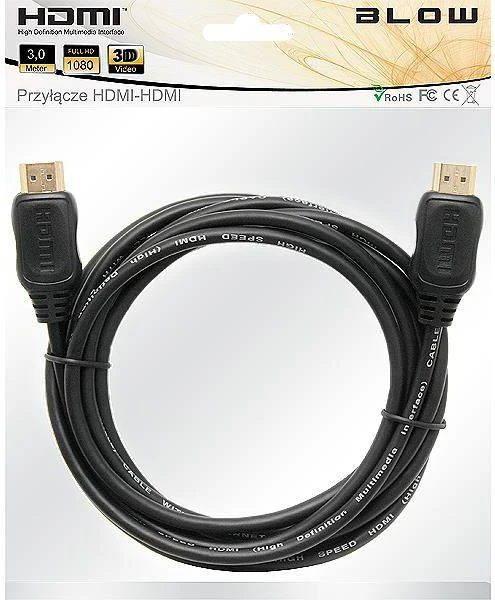 HDMI-HDMI laidas 3m pakuotėje