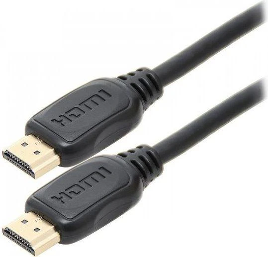 HDMI laidas su juodomis jungtimis