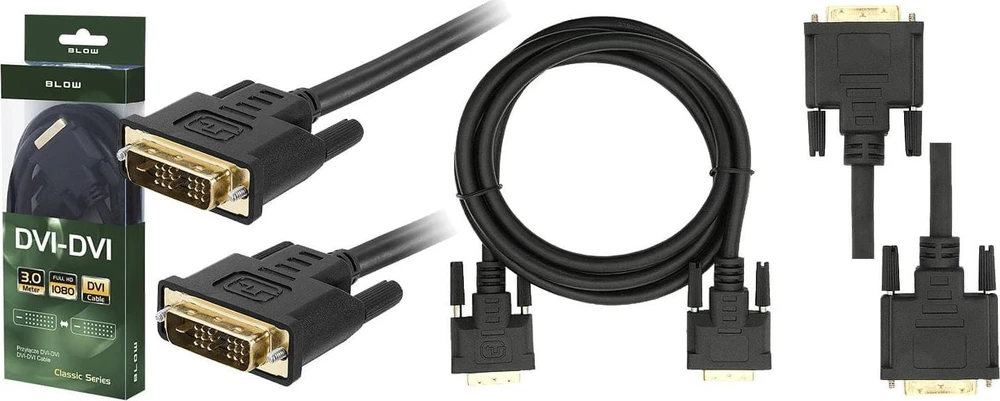 Blow DVI-DVI jungtis 3 m