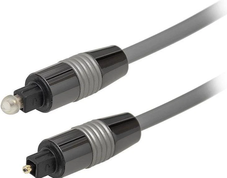 TOSLINK optinis laidas su apsauginiais antgaliais