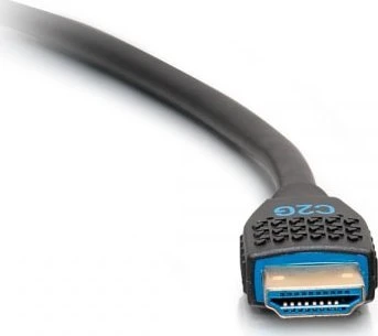C2G 1,8 m „Performance“ serijos itin lankstus didelės spartos HDMI kabelis – 4K 60 Hz, montuojamas sienoje, CMG (FT4) reitingas, 1,83 m, HDMI A tipo (standartinis), HDMI A tipo (standartinis), juodas