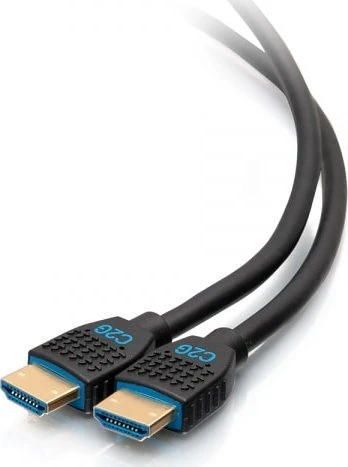 C2G 1,8 m „Performance“ serijos itin lankstus didelės spartos HDMI kabelis – 4K 60 Hz, montuojamas sienoje, CMG (FT4) reitingas, 1,83 m, HDMI A tipo (standartinis), HDMI A tipo (standartinis), juodas