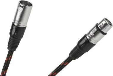 XLR mikrofono laidas su pinta tekstūra