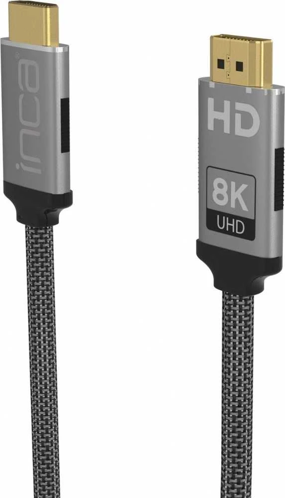 HDMI 2.1 laidas su 8K UHD jungtimis