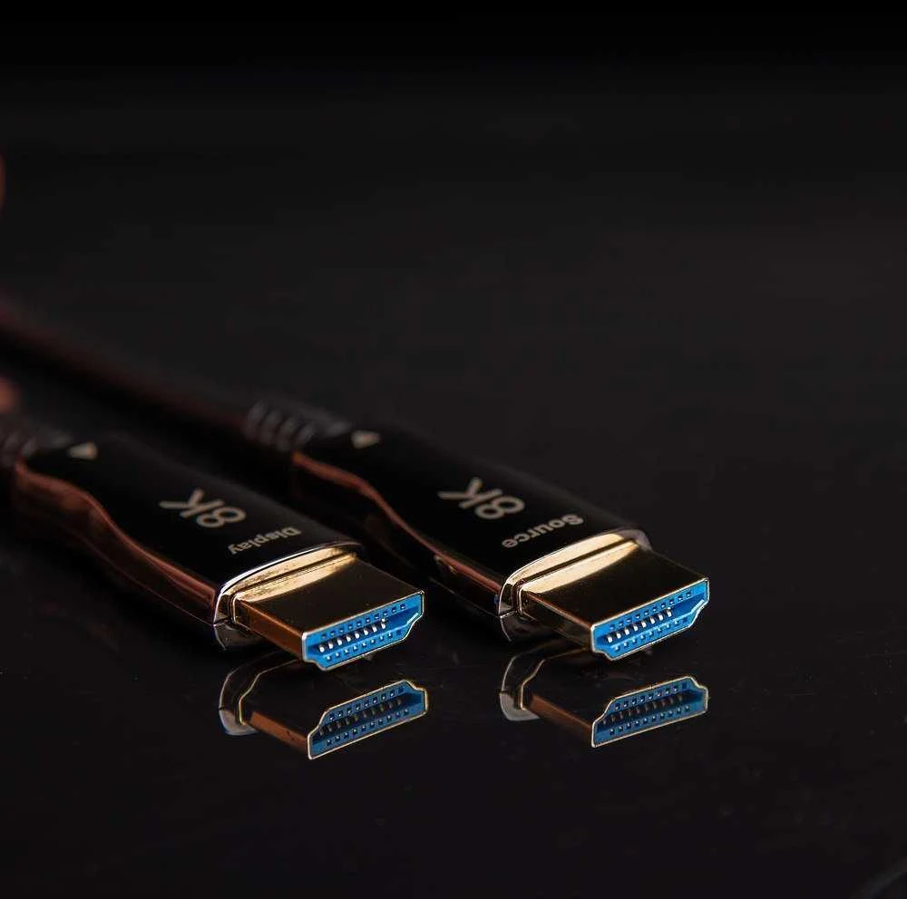 Claroc HDMI 2.1 laidas su Source ir Display žymėjimu