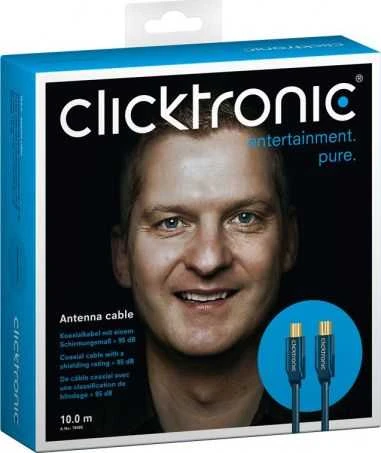 CLICKTRONIC IEC TV jungtis, 10m antenos laidas