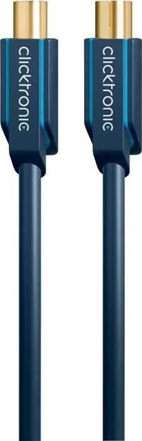 CLICKTRONIC IEC TV jungtis, 2m antenos laidas