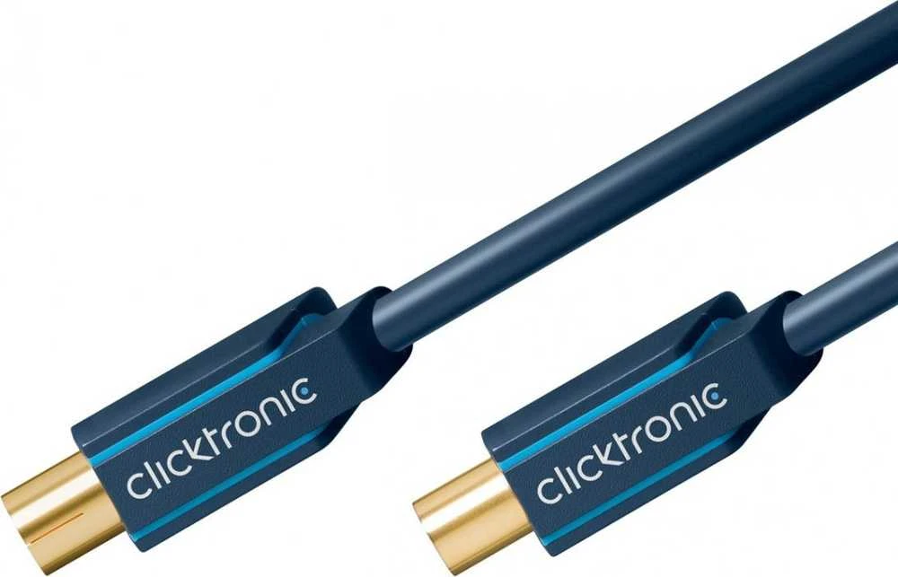 CLICKTRONIC IEC TV jungtis, 5m antenos laidas