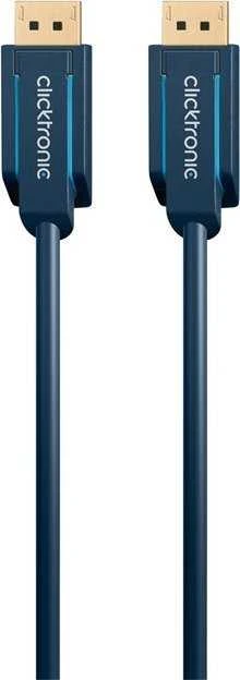 Clicktronic DisplayPort 1.4 laidas, 1 m, juodas