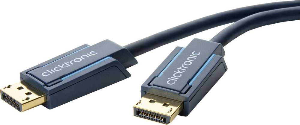Clicktronic 70710 DisplayPort laidas, Mėlyna, 1 m