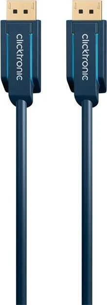 Clicktronic DisplayPort 1.4 laidas, 2 m, juodas